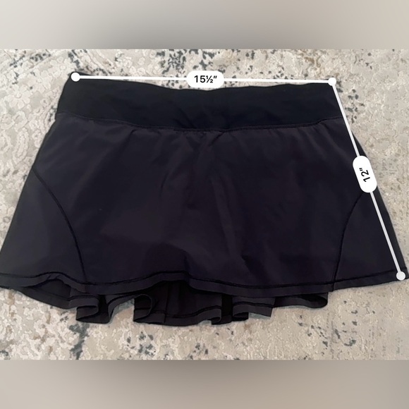 lululemon athletica Black Skort size 8 - Picture 4 of 4